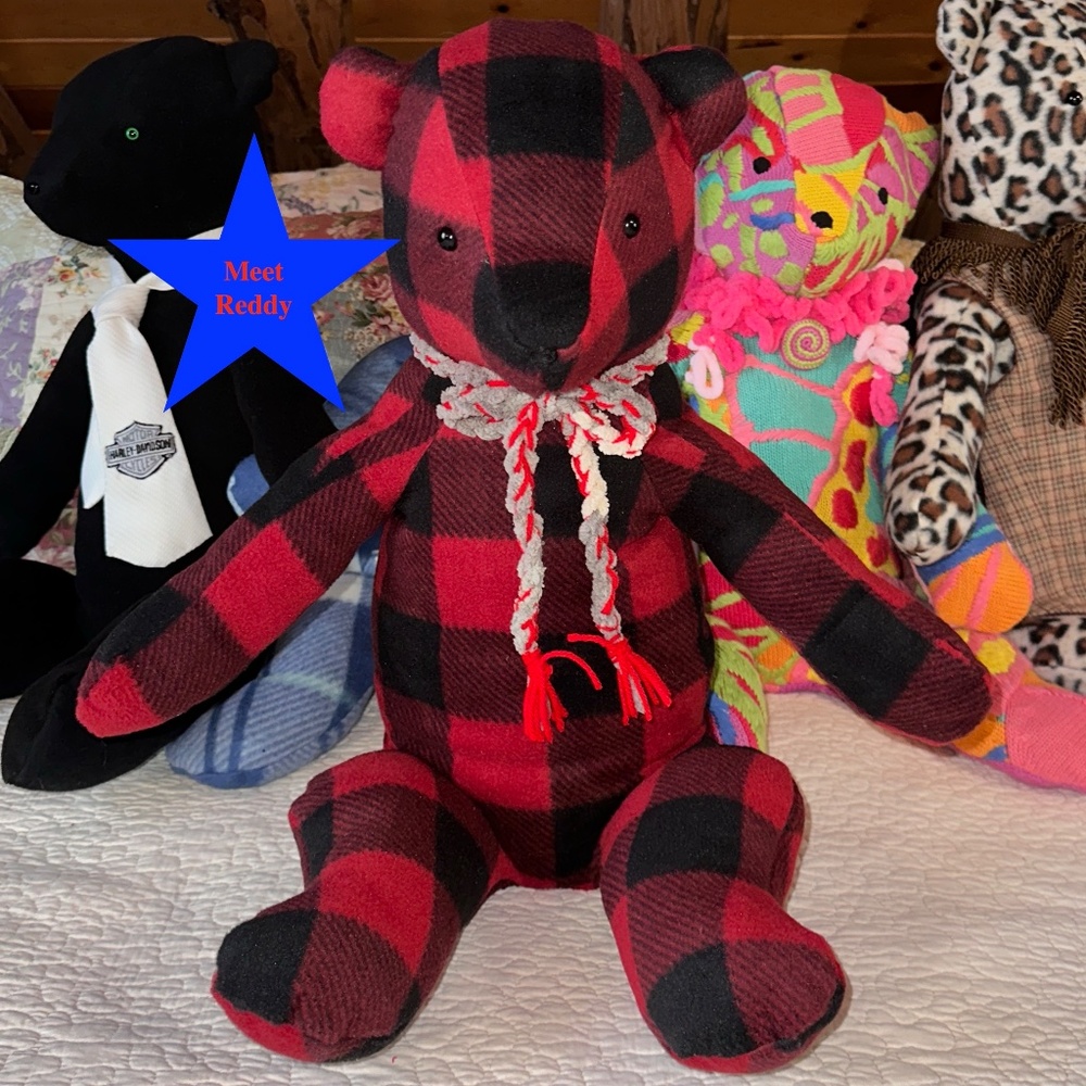 Teddy Bear Handmade 25” to 28” Plush & Cuddly Various Fabrics - Picture 8 of 8